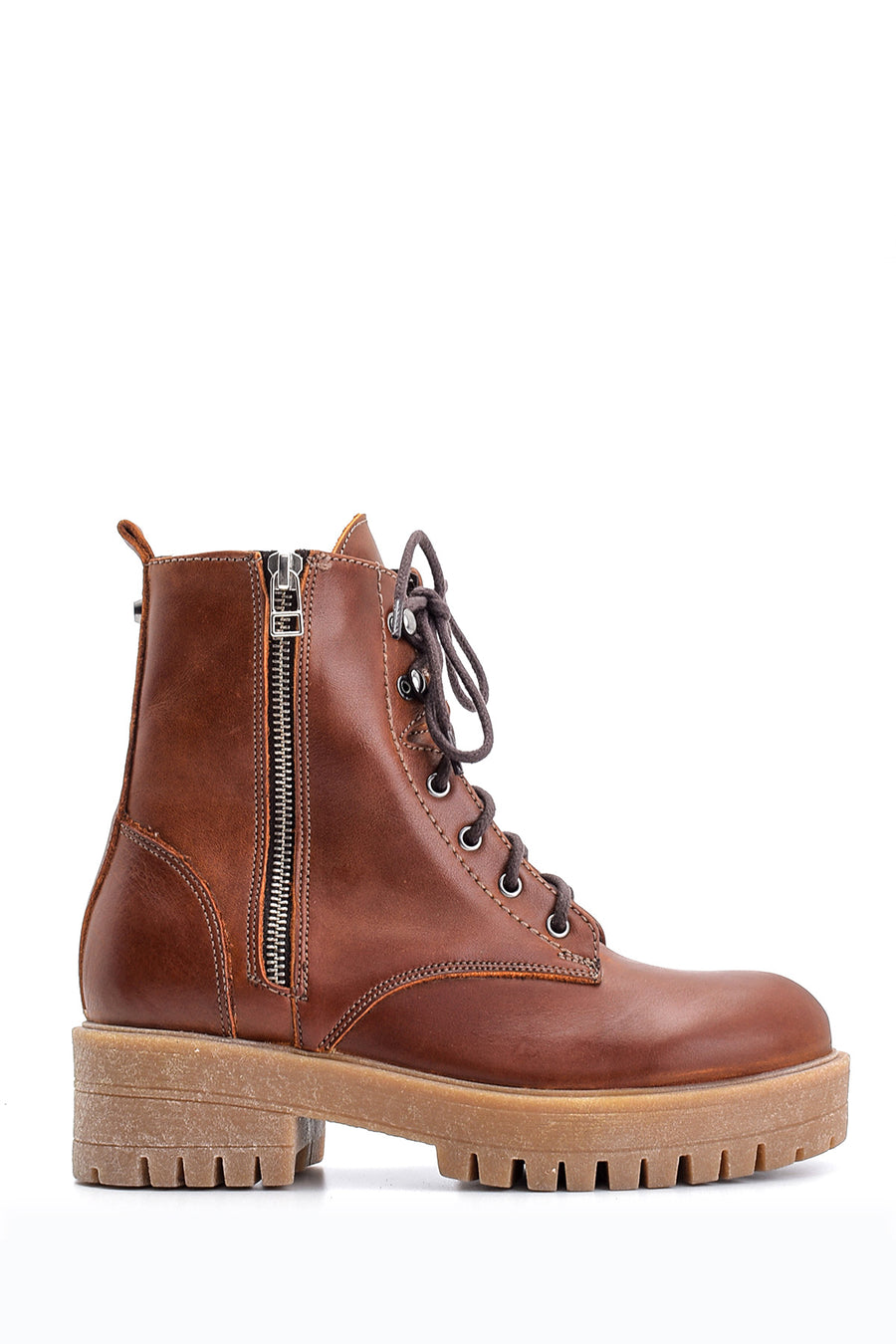 Women's Boot Leather Boots 19WFD220718 | Derimod