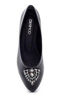 Women's Stone Detailed Ballerinas | Derimod