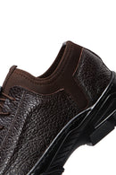 Men's Brown Leather Casual Sneaker | Derimod