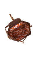Woman Brown Fabric Backpack | Derimod