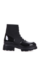 Patent Leather Detailed Women's Boots | Derimod