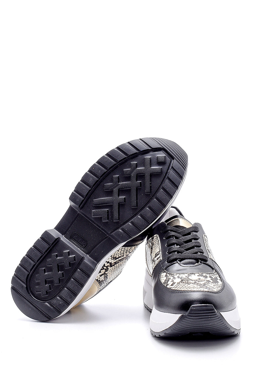 Women's Snakeskin Detailed Sneaker