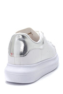 Women's White Thick Soled Sneaker | Derimod