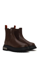 Harley Davidson Woman Tan Mourir Leather Chelsea Boots | Derimod