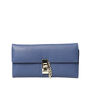 Women's Navy Blue Faux Leather Wallet | Derimod