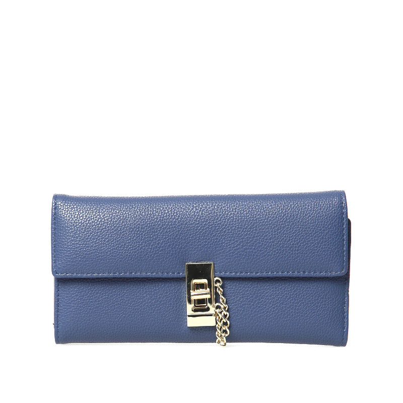 Women's Navy Blue Faux Leather Wallet 000A2D7004FT | Derimod