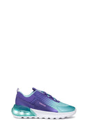 Geox Girls Purple Activart Illuminus Lighted Lace-Up Sneaker | Derimod