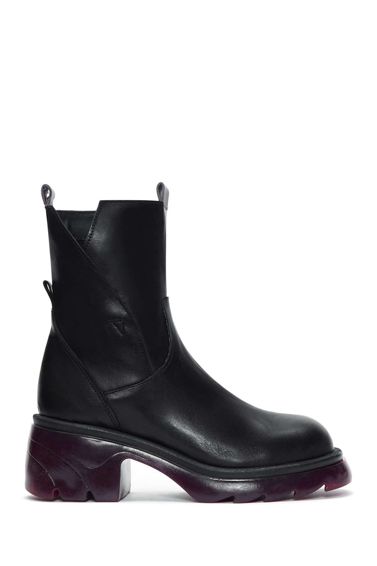 Women's Black Thick Soled Boots 22WFD550418 | Derimod