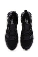 Women's Black Thick Soled Sneaker | Derimod