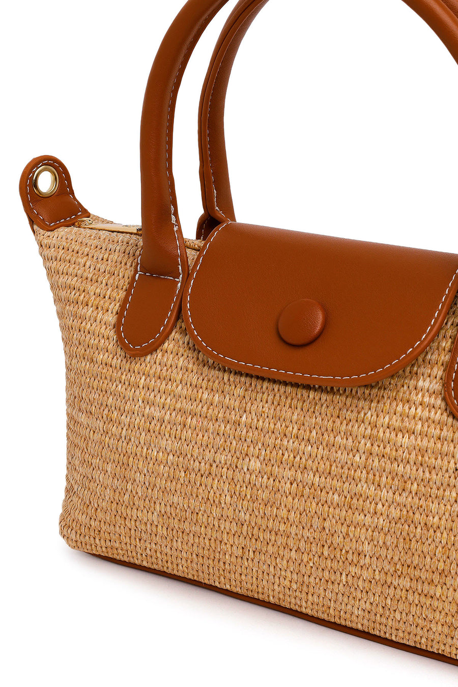 Woman Taba Long-Strap Wicker Mini Shoulder Bag