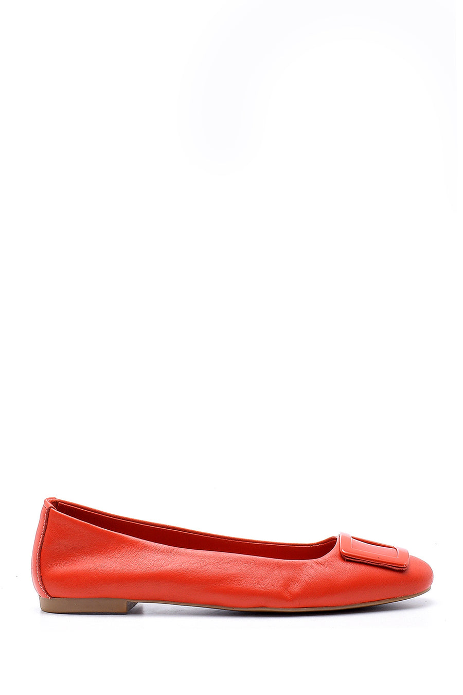 Women's Leather Ballerinas 20SFD111218 | Derimod