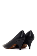 Kadın Siyah Topuklu Deri Stiletto | Derimod