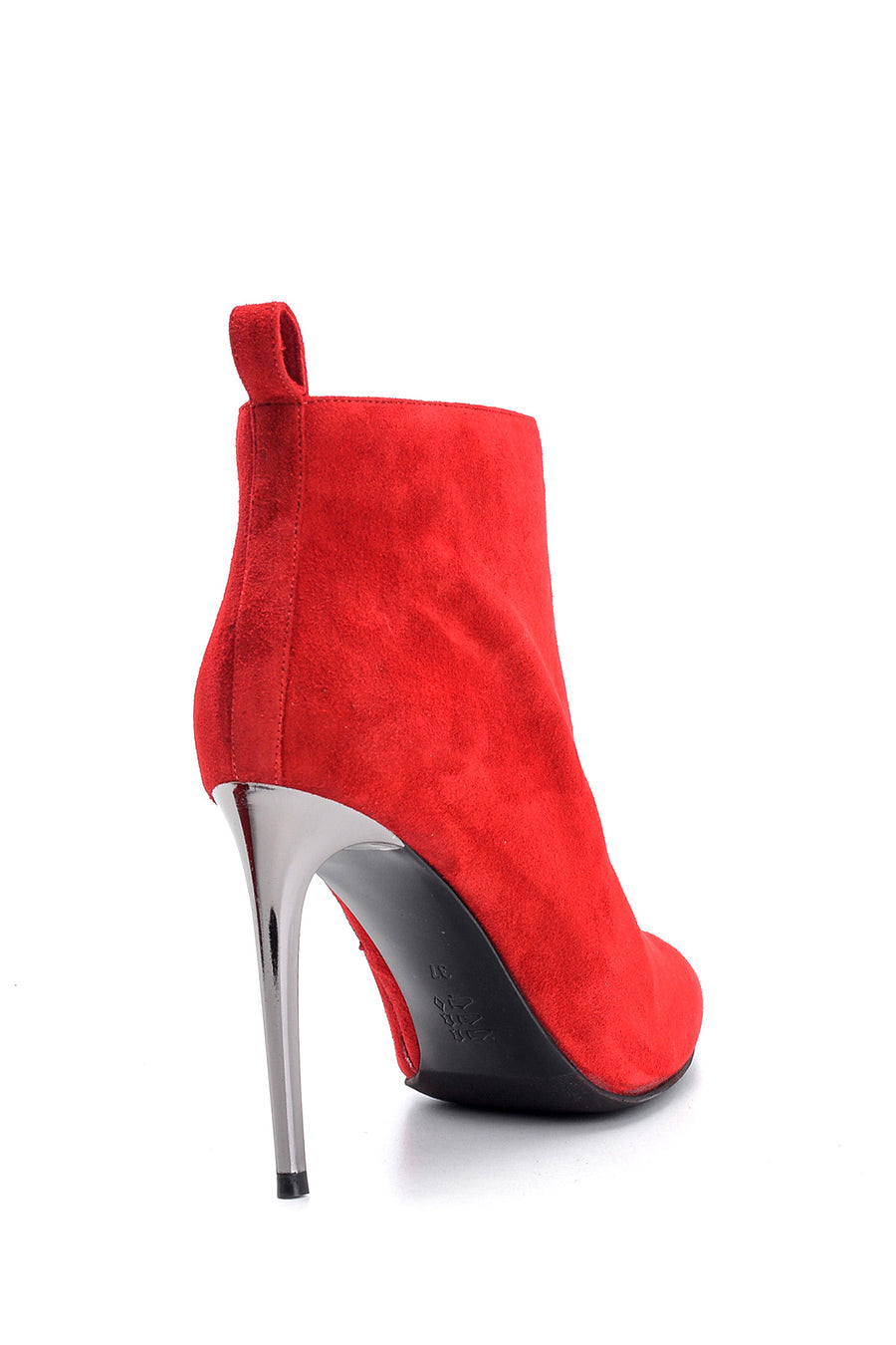 Women's Suede Leather Heeled Boots