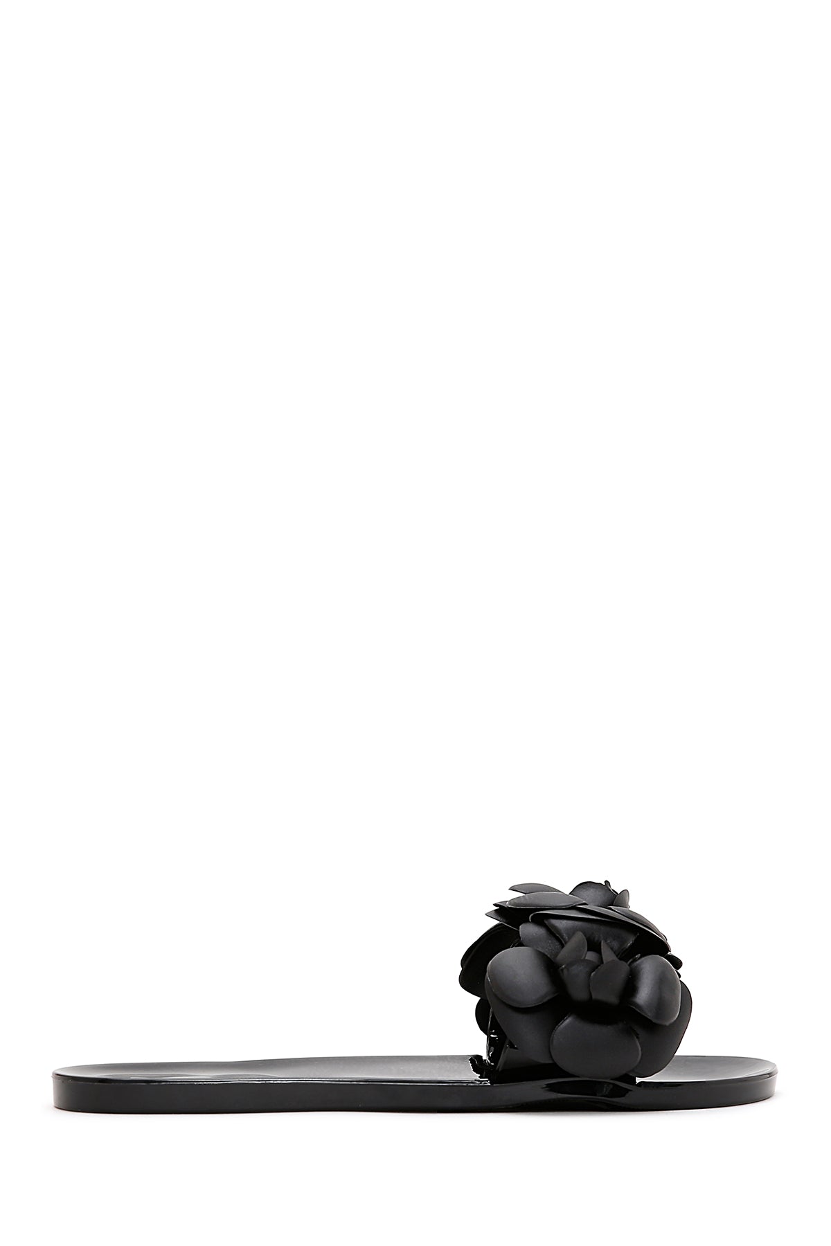 Women's Black Jelly Slippers 24SFE4903PV | Derimod