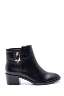 Women's Buckle Medium Heel Boots | Derimod