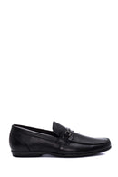 Erkek Siyah Deri Tokalı Casual Loafer | Derimod