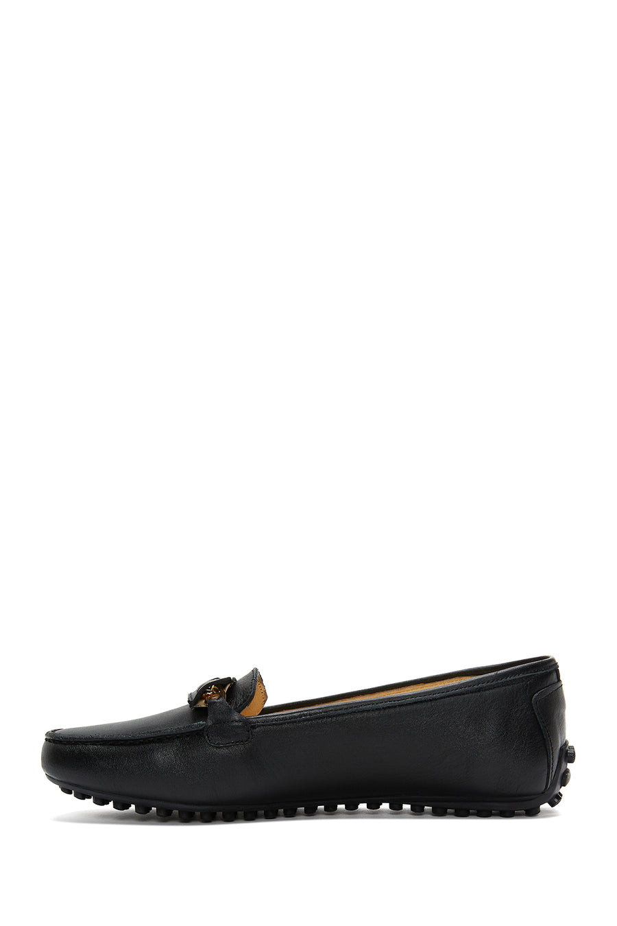 Women's Black Leather Loafer