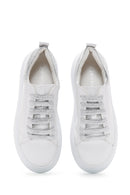 Women's White Thick Soled Sneaker | Derimod