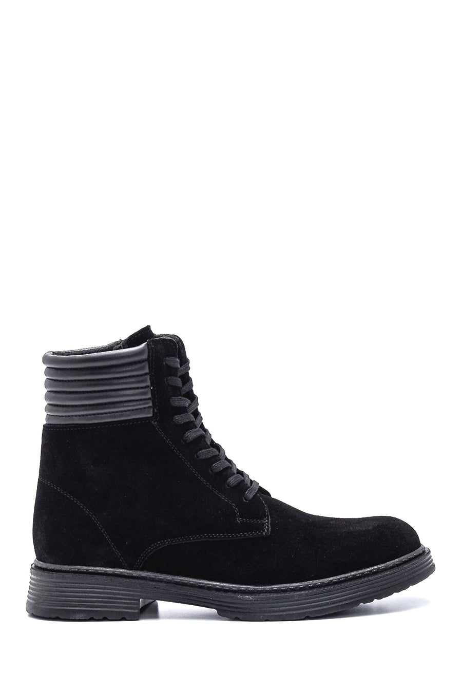Men's Suede Leather Zippered Boots 21WFD6861FT | Derimod