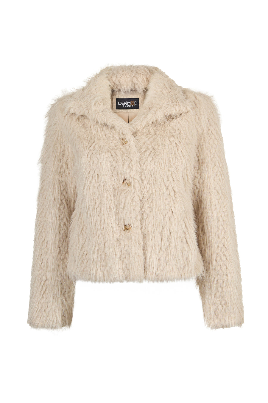Andermatt Woman White Short Teddy Coats 26WGP5664FF | Derimod