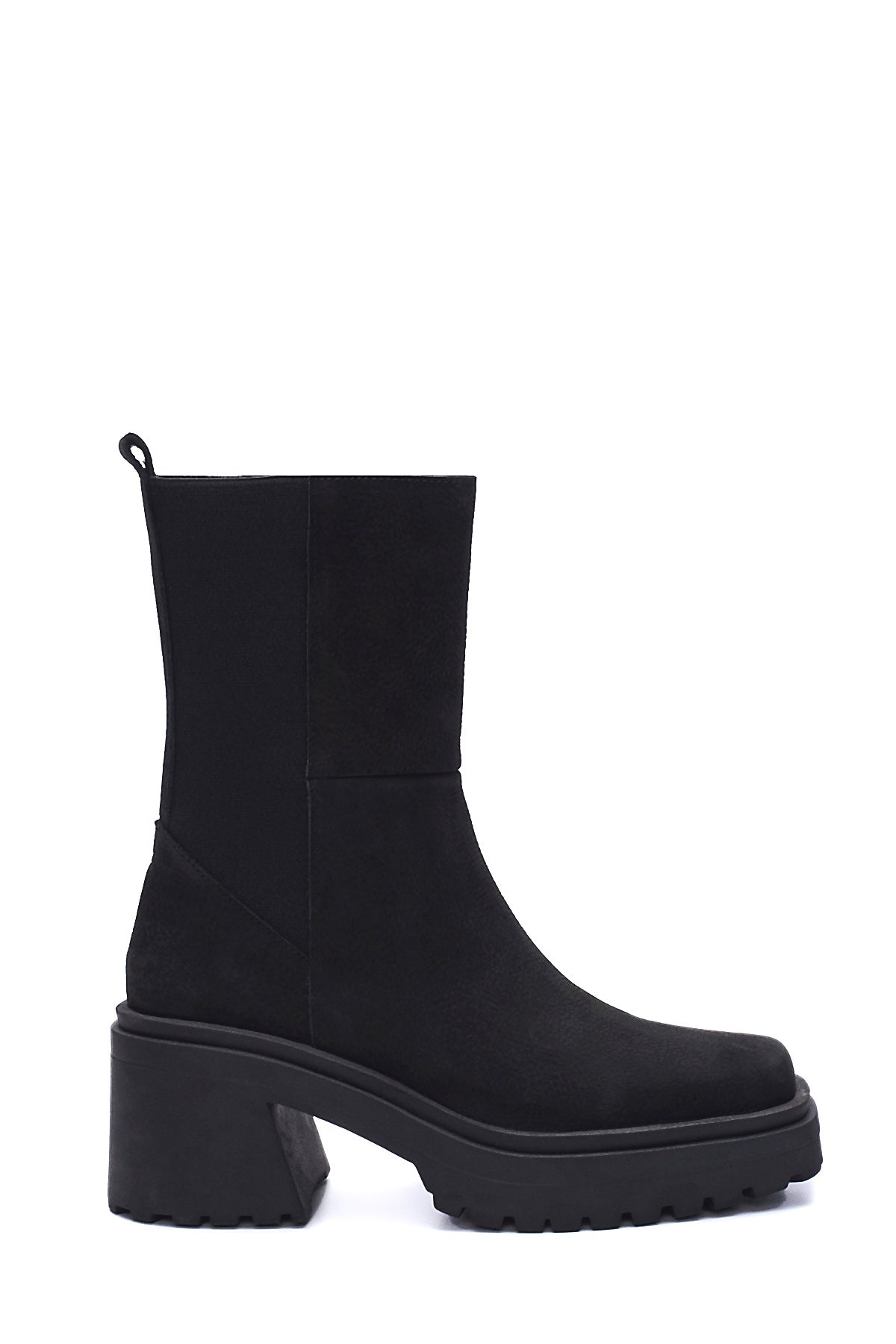Women's Leather Nubuck Heeled Boots 21WFD2011V3 | Derimod