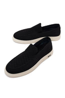 Erkek Siyah Desenli Kumaş Loafer | Derimod
