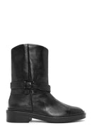 
Women's Black Buckle Detailed Leather Boot
 | Derimod