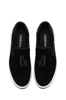 Erkek Siyah Süet Deri Casual Loafer | Derimod