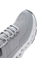 Derimod Zero Women's Grey Laced Fabric Sneakers | Derimod