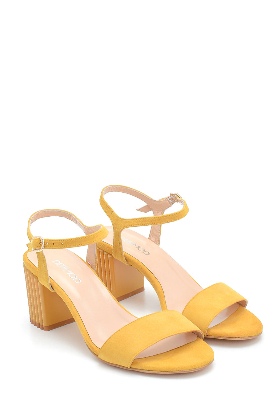 Women's Suede Heeled Sandals