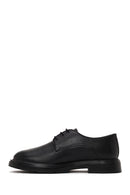 Male Black Lace-Up Leather Casual Shoes | Derimod