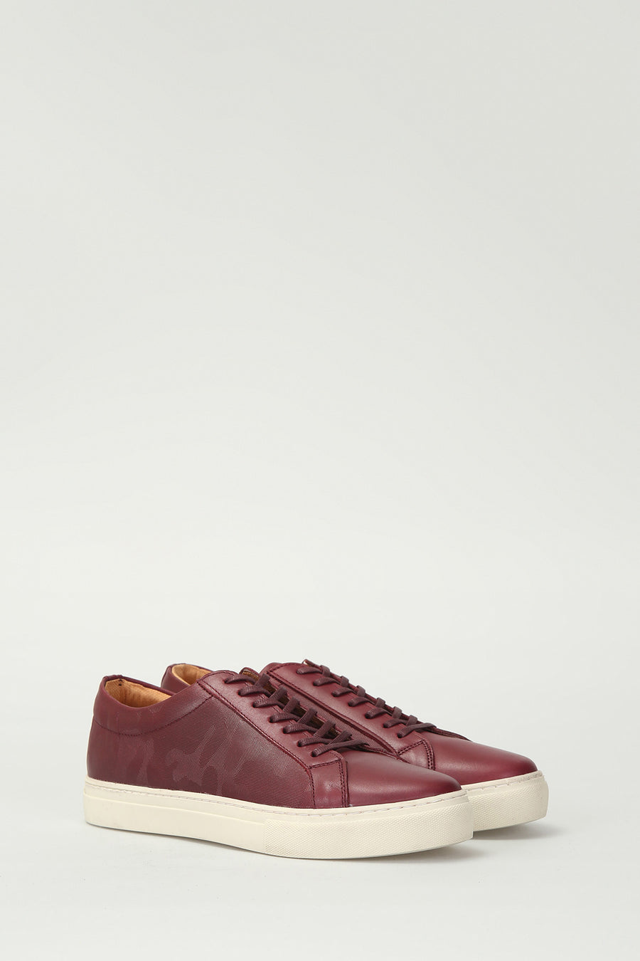 Kamuflaj Desen Erkek Deri Sneaker