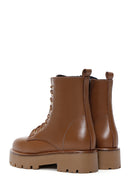 Women's Tan Leather Boots | Derimod