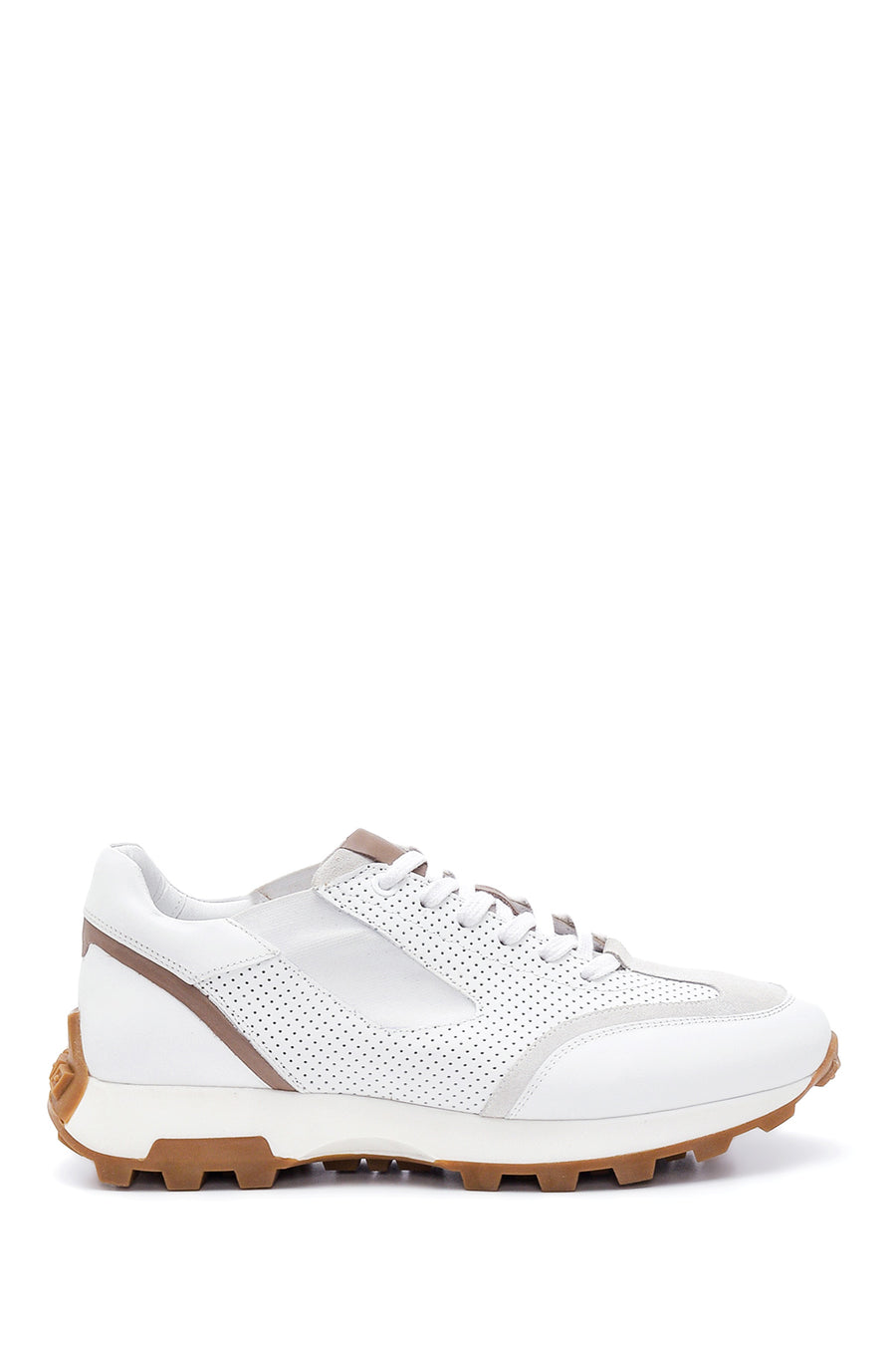 Erkek Deri Desenli Sneaker 22SFD617314 | Derimod