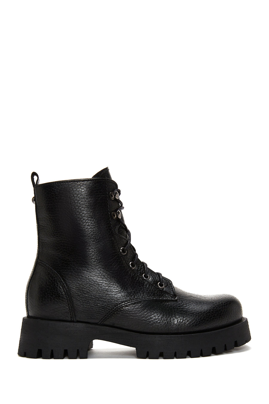 Women's Leather Flat Boots 22WFD1810FT | Derimod