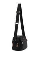 Woman Black Long-Strap Crossbody Bag | Derimod