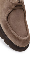 Male Mink Lace-Up Thick-Soled Suede Casual Shoes | Derimod