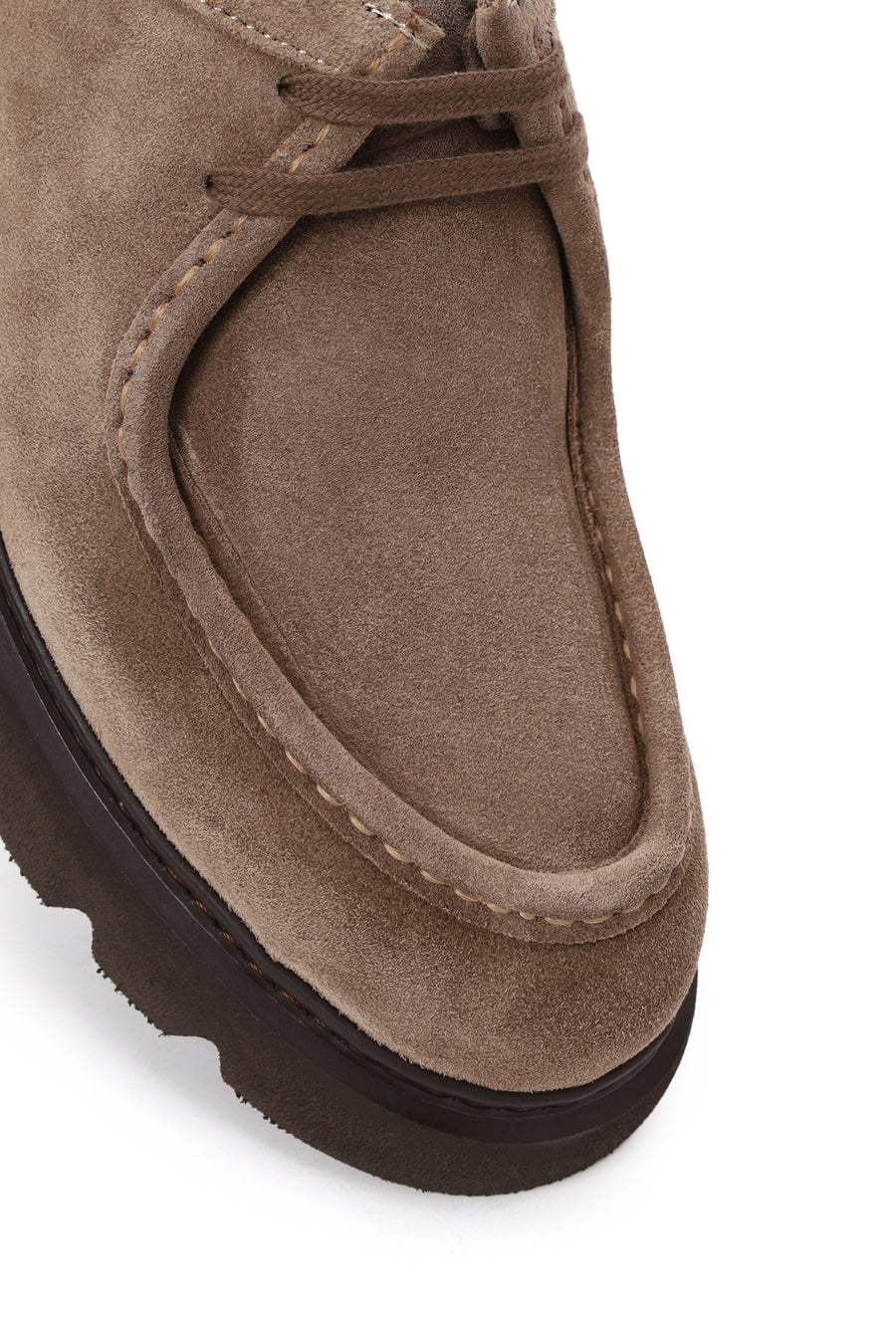 Male Mink Lace-Up Thick-Soled Suede Casual Shoes