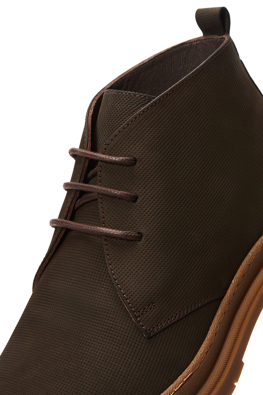 Men's Brown Nubuck Leather Boots