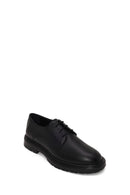 Male Black Lace-Up Leather Casual Shoes | Derimod