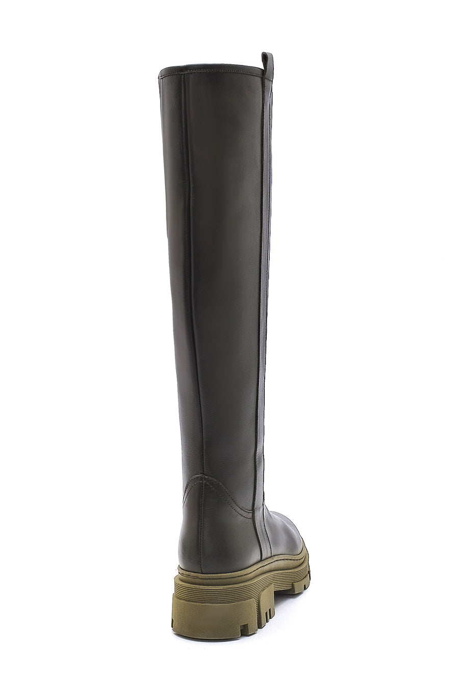 Women's Leather Zippered Boots