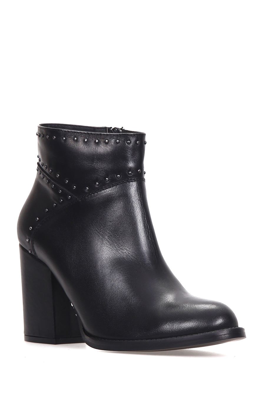 Women's Heeled Leather Boots