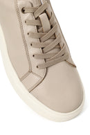 Male Beige Lace-up Leather Sneaker | Derimod