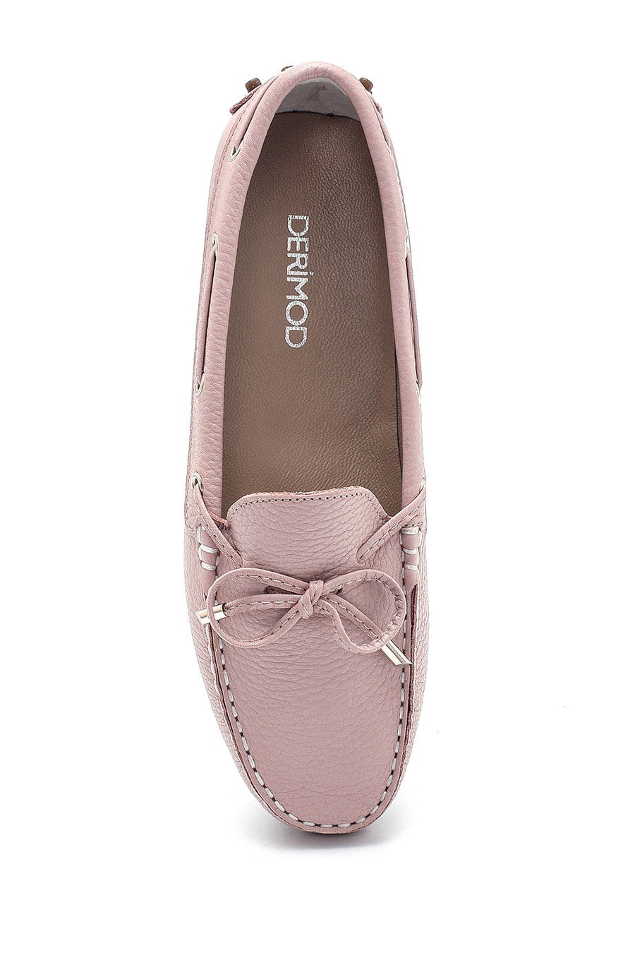 Kadın Deri Fiyonk Detaylı Loafer