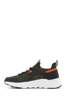 Derimod Zero Men's Green Lace Up Fabric Sneaker | Derimod