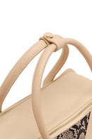 Kadın Krem Uzun Askılı Baskılı Kol Çantası | Derimod