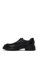 Derimod Black Male Black Lace-up Leather Casual Shoes | Derimod