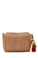 Women's Straw Tassel Detailed Crossbody Bag | Derimod