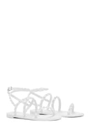 Women's White Jelly Sandals | Derimod
