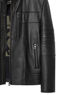 Howard Men's Black Leather Jacket | Derimod